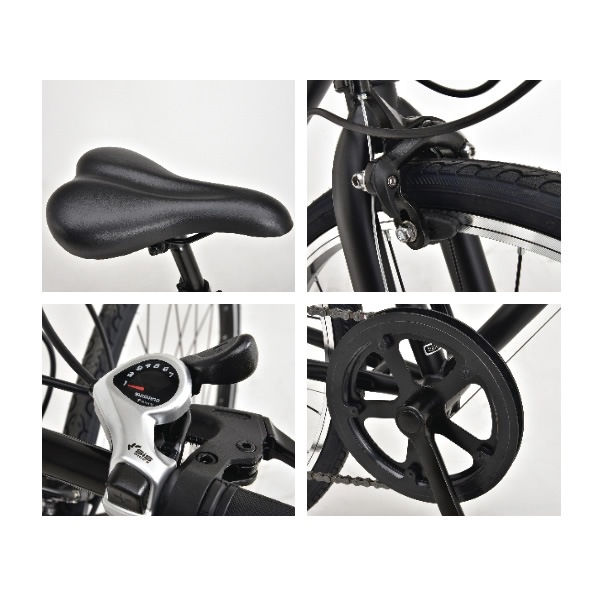 自転車 クロスバイク 700X28C（約27インチ）7段変速 フレームサイズ