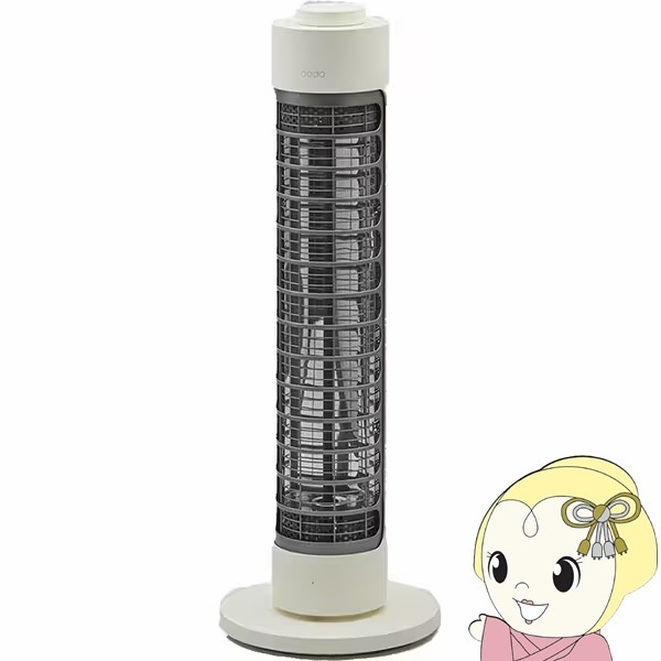 WEB限定お買い得商品の新着アイテム cado 電気ヒーター カドー ホワイト 首振り機能 電気ストーブ ファンヒーター