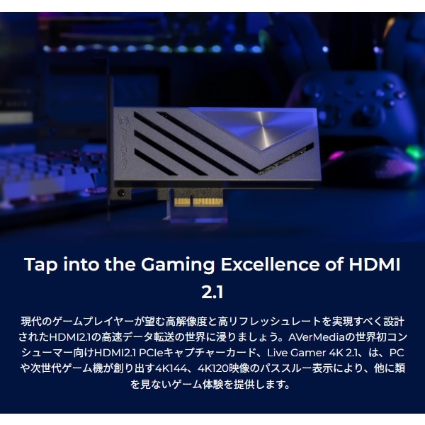 AverMedia キャプチャーボード LIVE GAMER 4K 2.1 GC575【送料無料