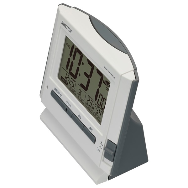 置き時計 目覚まし時計 電波時計 電子音アラーム 温度 湿度 カレンダー