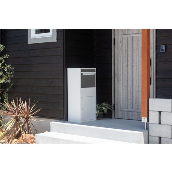 宅配ボックス デリバリーBOX 宅配BOX ポスト ブラックステンレス 置き