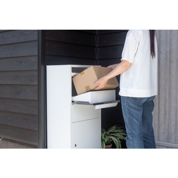 宅配ボックス デリバリーBOX 宅配BOX ポスト ブラックステンレス