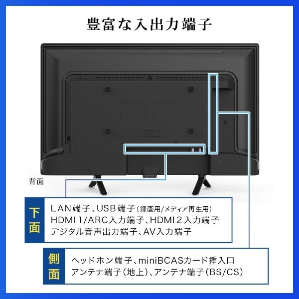 液晶テレビ 24型HDMI USB AV端子付き　2019年製 楽天市場】チューナーレス 24型 スマートテレビ Google TV 液晶