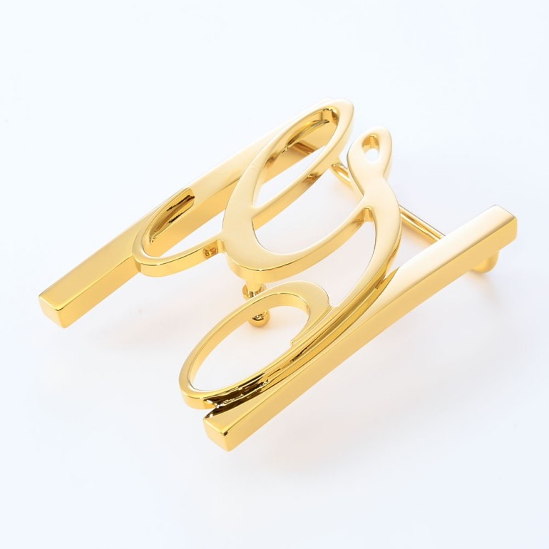 幅3cm用 バックルのみ トップ式バックル Gロゴバックル メンズ レディース ブラス100% アルチェ用 FBM GLB1 30 ゴールド