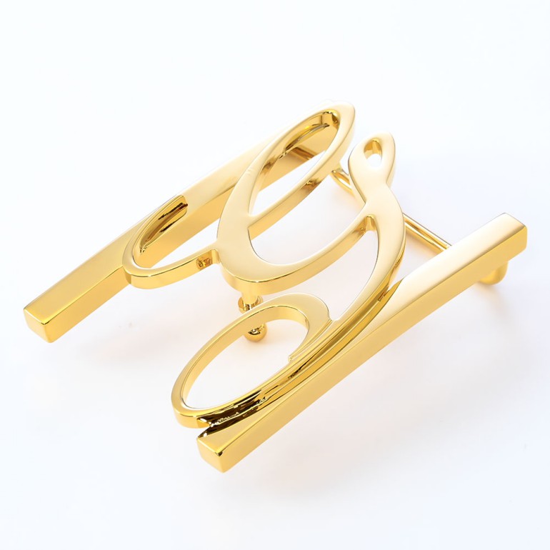 幅3.5cm用 バックルのみ トップ式バックル Gロゴバックル メンズ ブラス100% アルチェ用 FBM GLB1 35 ゴールド