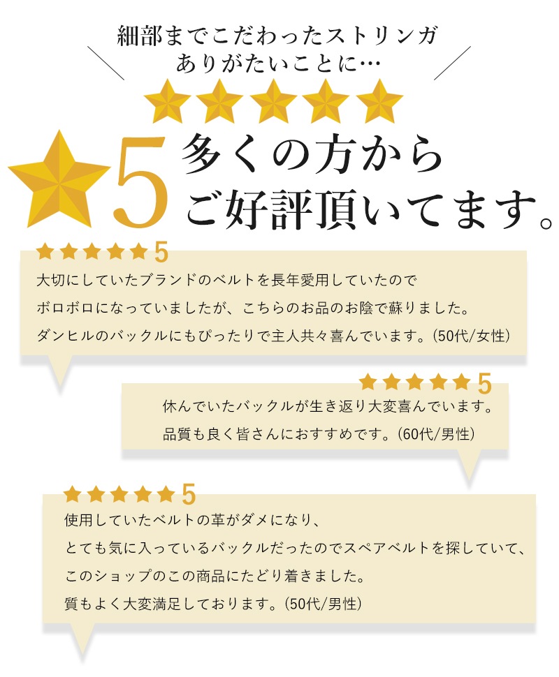 幅3.5cm ウエスト107cmまで ストリンガ(ズボン用替えベルト) スタンダードモデル 名入れ可有料 工賃別売り