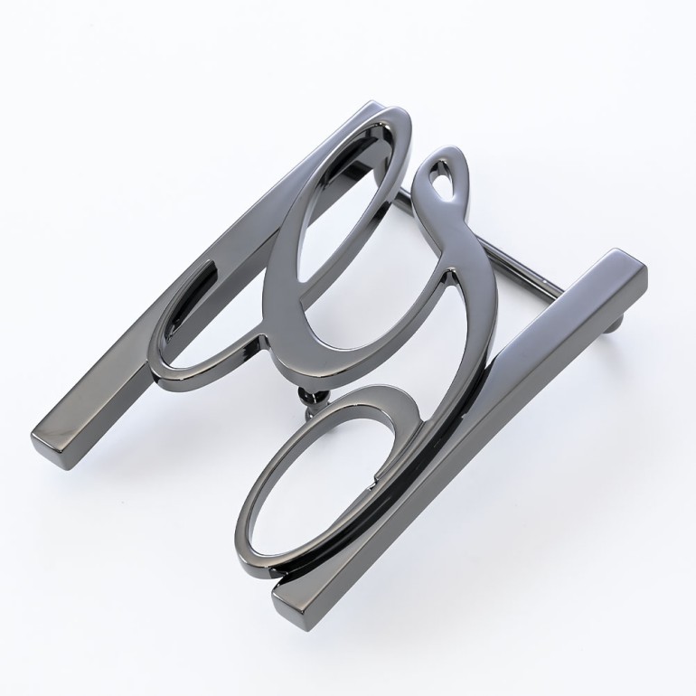 幅3.5cm用 バックルのみ トップ式バックル Gロゴバックル メンズ ブラス100% アルチェ用 FBM GLB1 35 ガンメタル