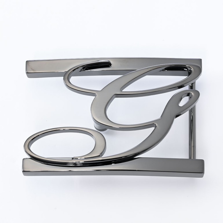 幅3.5cm用 バックルのみ トップ式バックル Gロゴバックル メンズ ブラス100% アルチェ用 FBM GLB1 35 ガンメタル