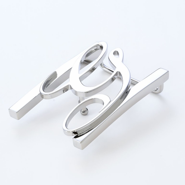 幅3.5cm用 バックルのみ トップ式バックル Gロゴバックル メンズ ブラス100% アルチェ用 FBM GLB1 35 シルバー