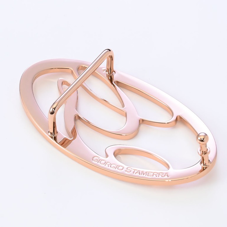 幅3cm用 バックルのみ トップ式バックル Gロゴバックル レディース ブラス100% アルチェ用 FBM GLB2 30 ピンクゴールド