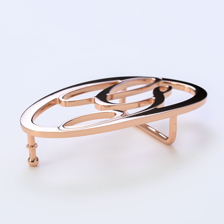 幅3cm用 バックルのみ トップ式バックル Gロゴバックル レディース ブラス100% アルチェ用 FBM GLB2 30 ピンクゴールド