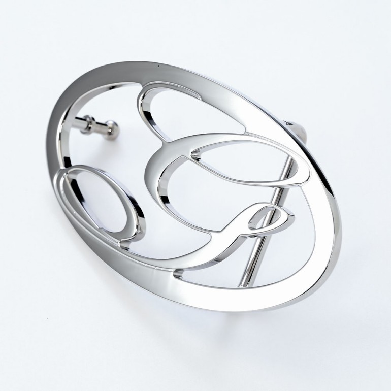 幅3cm用 バックルのみ トップ式バックル Gロゴバックル レディース ブラス100% アルチェ用 FBM GLB2 30 シルバー