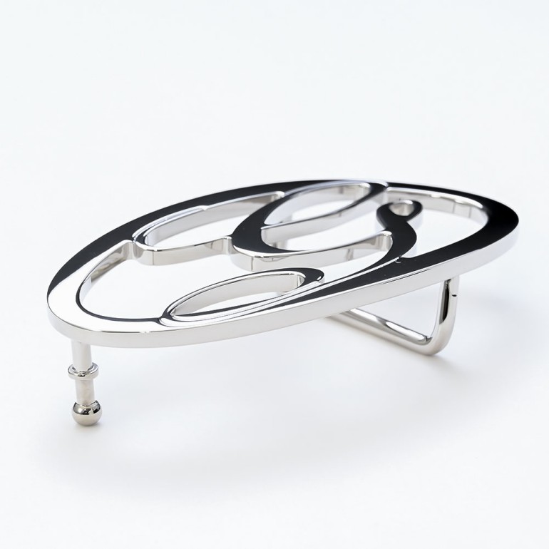 幅3cm用 バックルのみ トップ式バックル Gロゴバックル レディース ブラス100% アルチェ用 FBM GLB2 30 シルバー