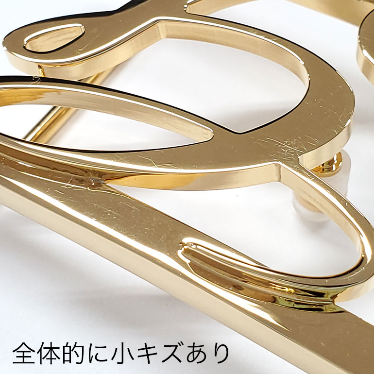 幅3.5cm用 【アウトレット】 バックルのみ トップ式バックル Gロゴバックル メンズ ブラス100% アルチェ用 FBM GLB1 35 ゴールド 保証対象外