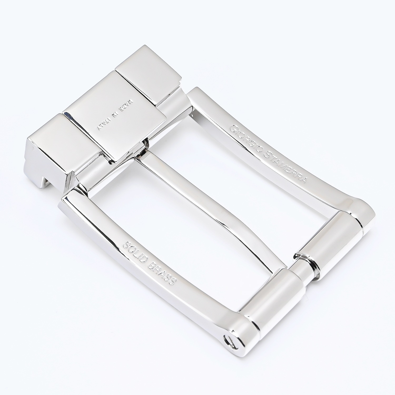 メンズ ビジネス ベルト 幅3cm用 バックルのみ クリップ式ピン