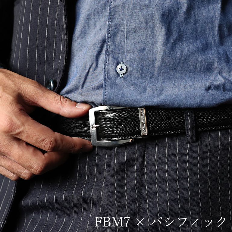 幅3cm用 バックルのみ クリップ式ピンバックル ブラス100% スタンダードモデル FBM7 シルバー