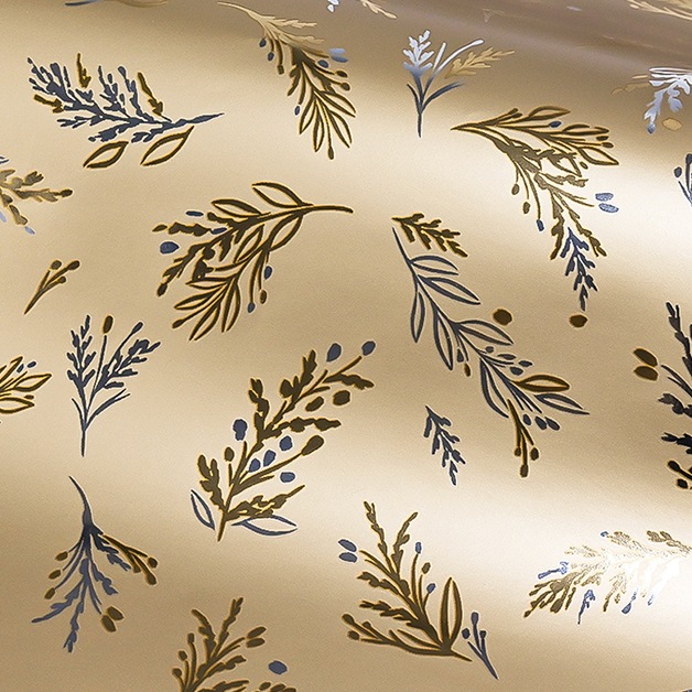 スペシャルラッピング 特別なギフトラッピング ボタニカルフラワー柄 マルチカラー リーフ柄 ゴールド イタリア製 高級包装紙 豪華ラッピング 限定 【1商品ごとにご注文】【ラッピングだけの購入不可】【対象品のみ対応】