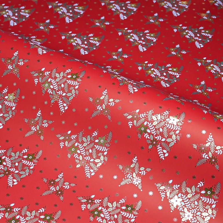 スペシャルラッピング 特別なギフトラッピング クリスマス柄 レッド ブラック イタリア製 高級包装紙 豪華ラッピング 限定  【1商品ごとにご注文】【ラッピングだけの購入不可】【対象品のみ対応】