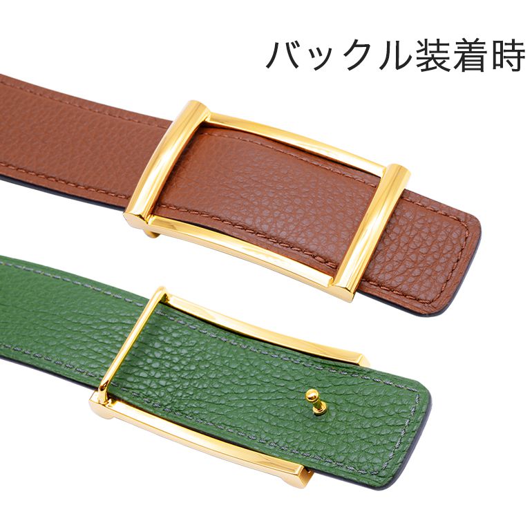 幅3.5cm用 バックルのみ トップ式バックル メンズ ブラス100% アルチェ用 FBM P1 35 ゴールド