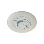林京子 1点もの　五寸皿（海老） 九谷焼