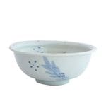 林京子 1点もの　七寸鉢（葉と結晶）　九谷焼