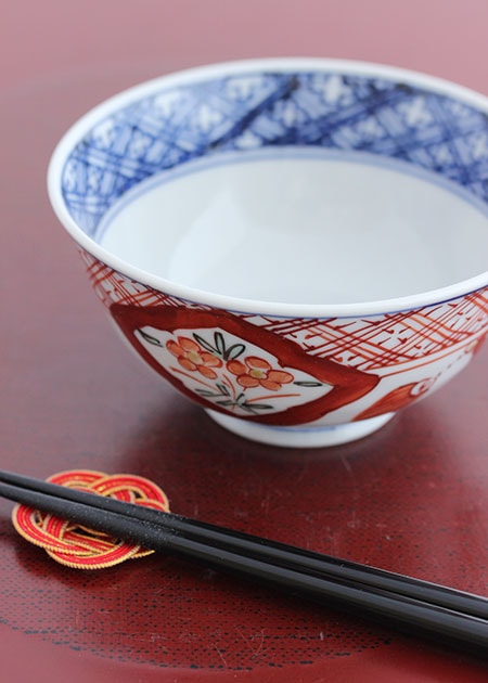 萌窯 飯碗 2個セット 作家 萌窯 飯碗(赤絵/大)|九谷焼のうつわ|和食器通販 じろや
