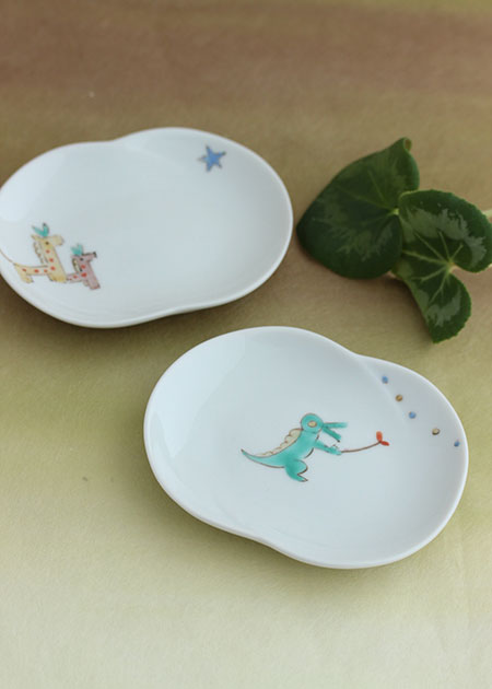 多田利子 絵皿（動物シリーズ）｜九谷焼のうつわ｜和食器通販 じろや