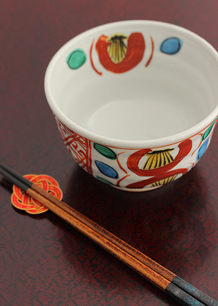 九谷焼のどんぶり鉢