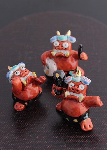 多田利子 福鬼（中）｜九谷焼のうつわ｜和食器通販 じろや