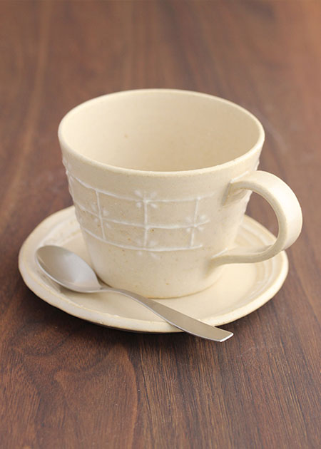 山本芳子 いっちんカップ（花格子）｜九谷焼のうつわ｜和食器通販 じろや