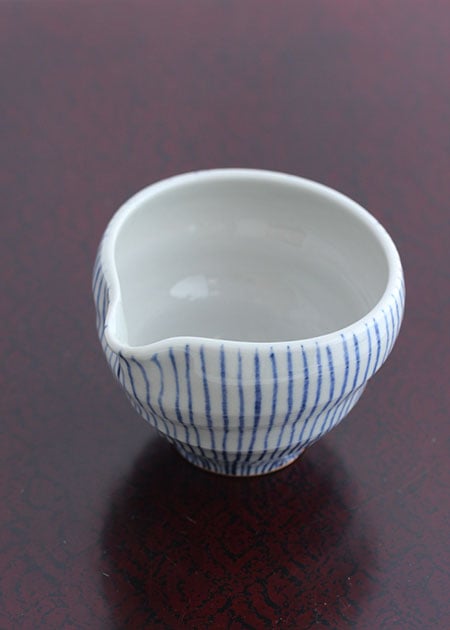 北山 裕 片口小鉢（染付十草紋）｜九谷焼のうつわ｜和食器通販