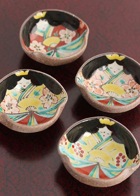 山﨑裕理 百楽（お雛様）｜九谷焼のうつわ｜和食器通販 じろや