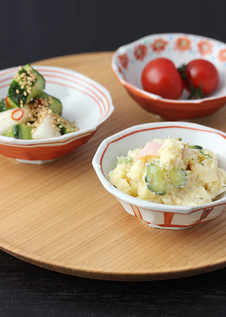 多田鐵男 小鉢（赤絵ハツリ）｜九谷焼のうつわ｜和食器通販 じろや