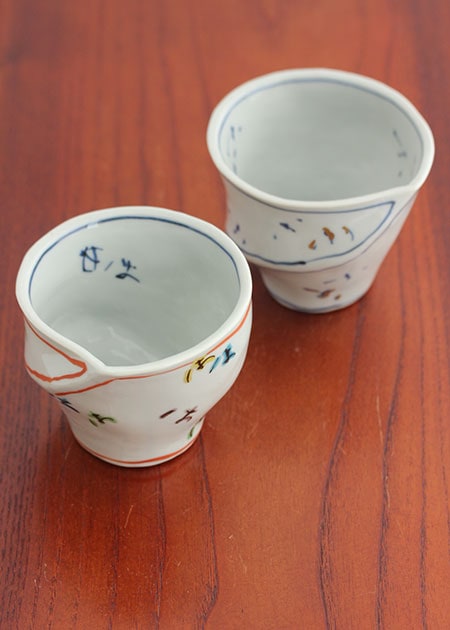 山下一三 あははは・うふふふ汲み出しセット｜九谷焼のうつわ｜和食器