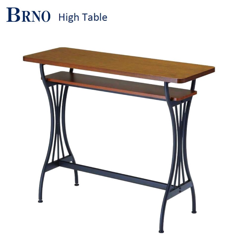 Brno/ブルーノ　カウンターテーブル(BR) 110cm幅 スツール 家具