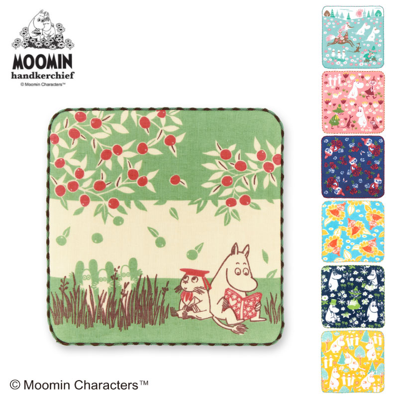 MOOMIN ムーミン handkerchief ガーゼパイルハンカチ