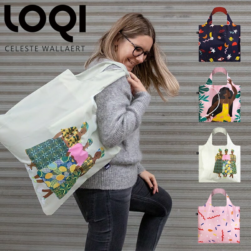 LOQI ローキー CELESTE WALLAERT エコバッグ