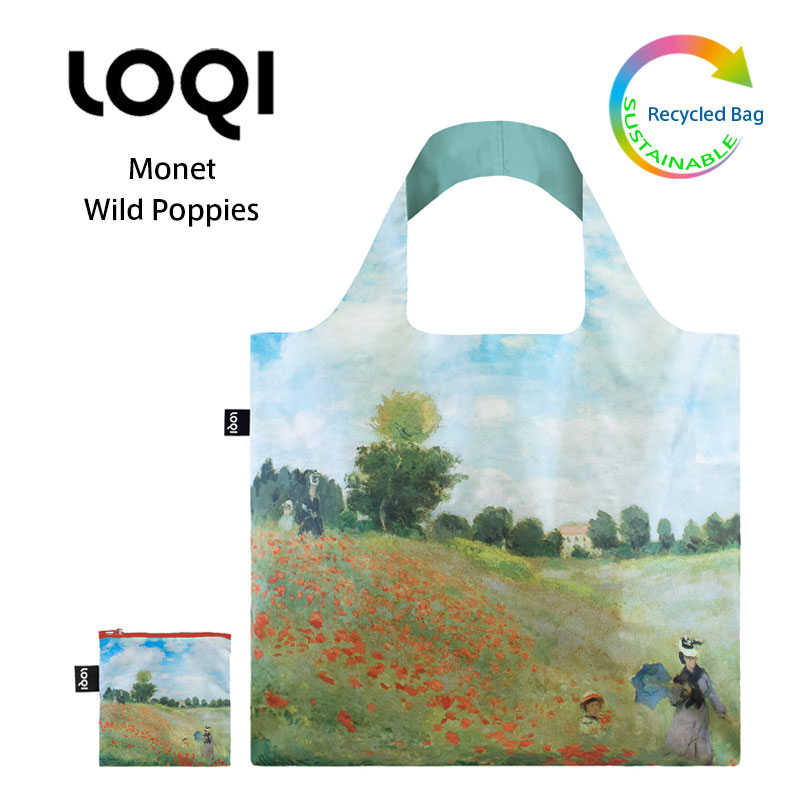LOQI ローキー クロード モネ Monet ワイルドポピー エコバッグ