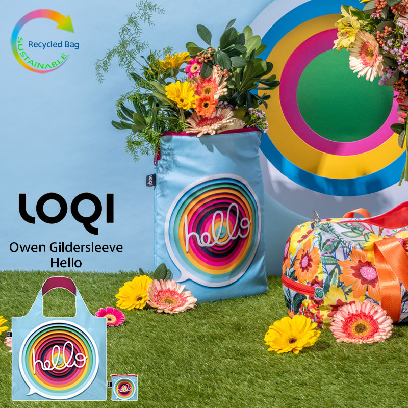 LOQI ローキー Hello ハロー エコバッグ 