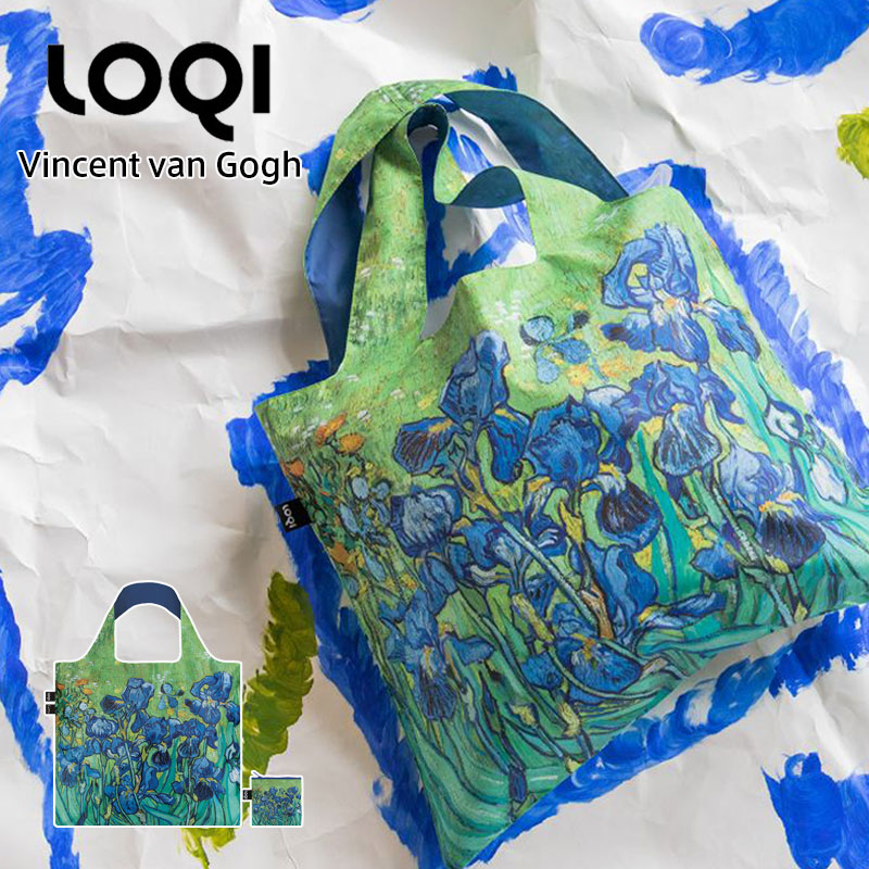 LOQI ローキー Irises アイリス Vincent van Gogh ヴィンセント・ヴァン・ゴッホ エコバッグ