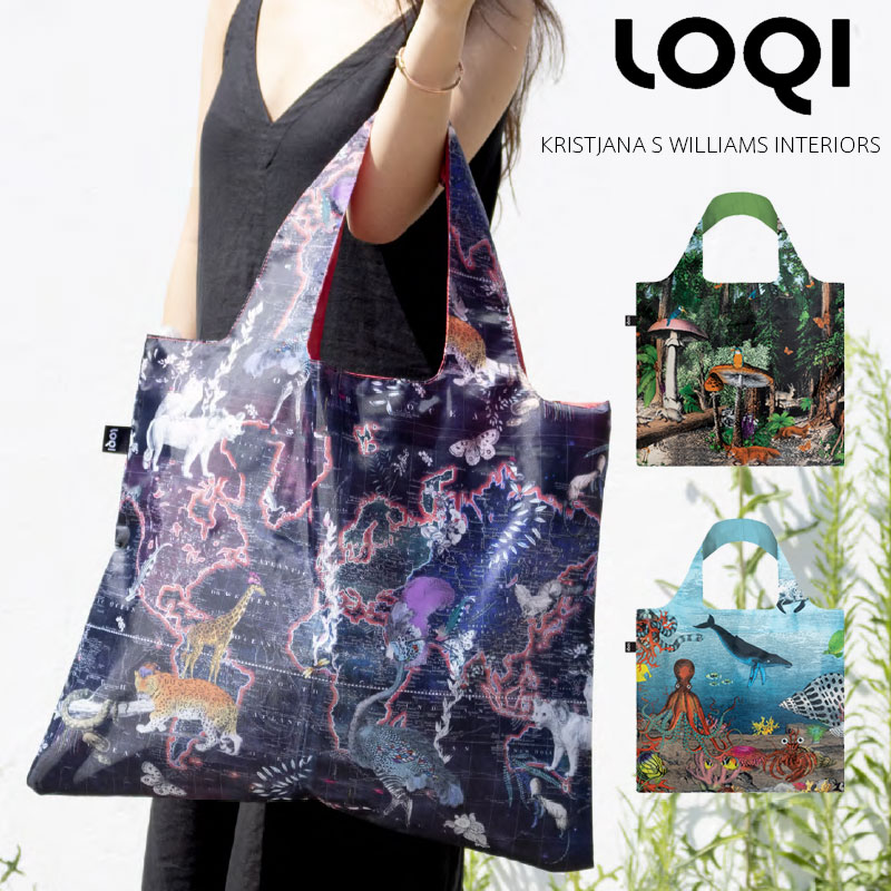 LOQI ローキー Kristjana S Williams エコバッグ コラボ