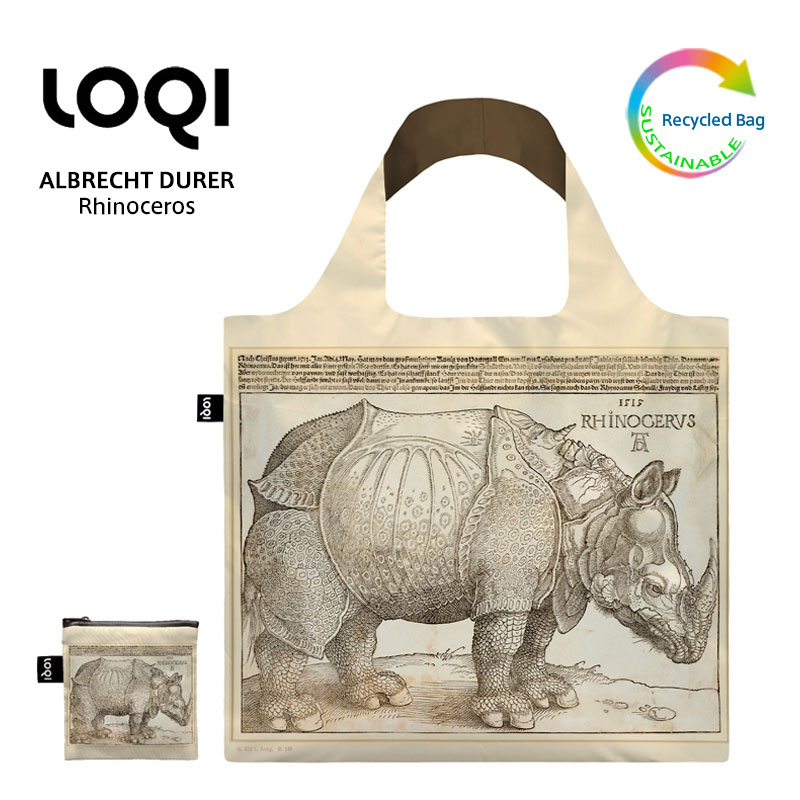 LOQI ローキー  ALBRECHT DURER サイ Rhinocerus エコバッグ