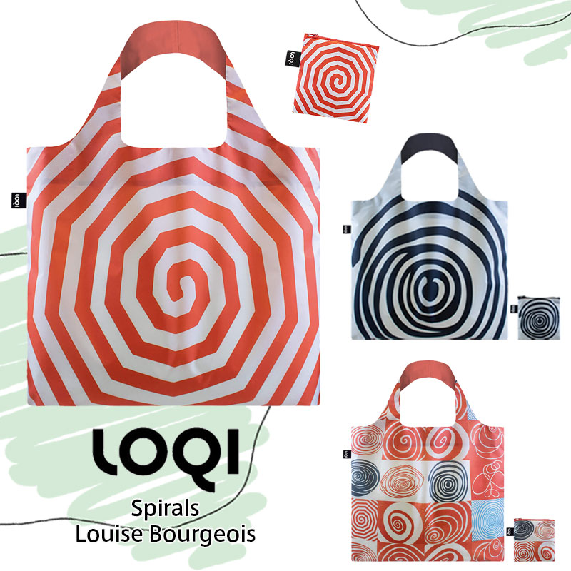 LOQI ローキー Spiral スパイラル Louise Bourgeois ルイーズ・ブルジョワ エコバッグ