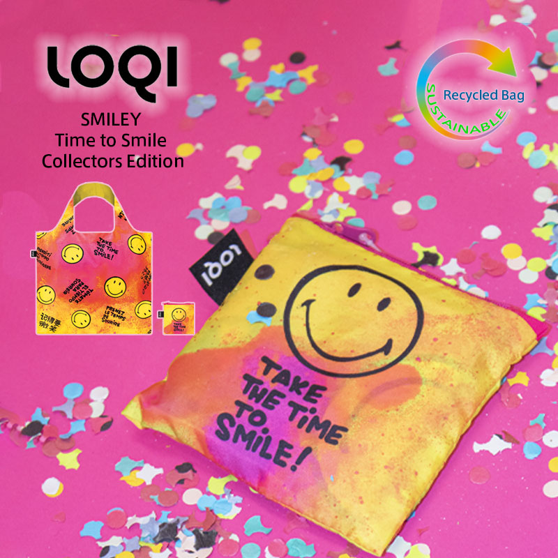 LOQI ローキー スマイリー SMILEY Time to Smile コレクターズ エディション エコバッグ