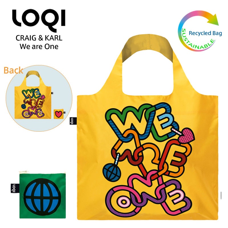 LOQI ローキー Craig & Karl  クレイグ＆カール we are one エコバッグ