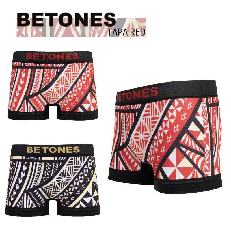 BETONES ビトーンズ TAPA BLACK RED