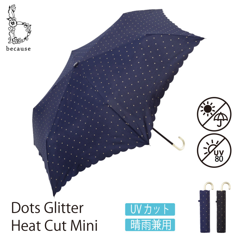 because ビコーズ Dots Glitter Heat Cut Mini ドットグリッターヒートカット ミニ