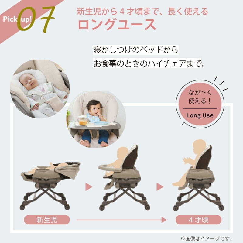 コンビ ネムリラ コードレス AUTO SWING + SB シュクルベージュ ホワイトレーベル