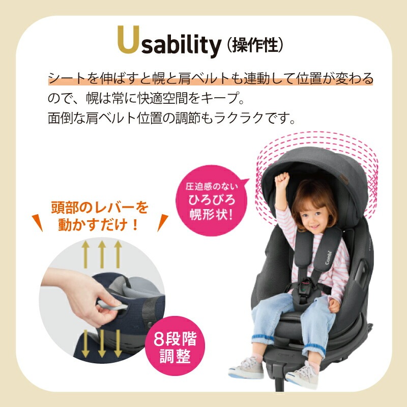 コンビ THE S ISOFIX エッグショック ZC-720 チャイルドシート ザ エス ホワイトレーベル