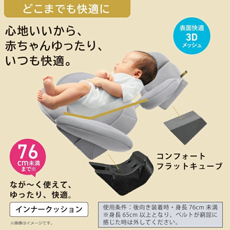 コンビ THE S ISOFIX エッグショック ZC-720 チャイルドシート ザ エス ホワイトレーベル